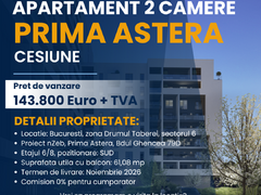 Drumul Taberei, oportunitate cesiune, Prima Astera, bloc 1 nov 2026